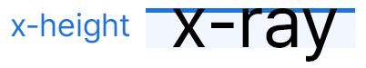 x-height